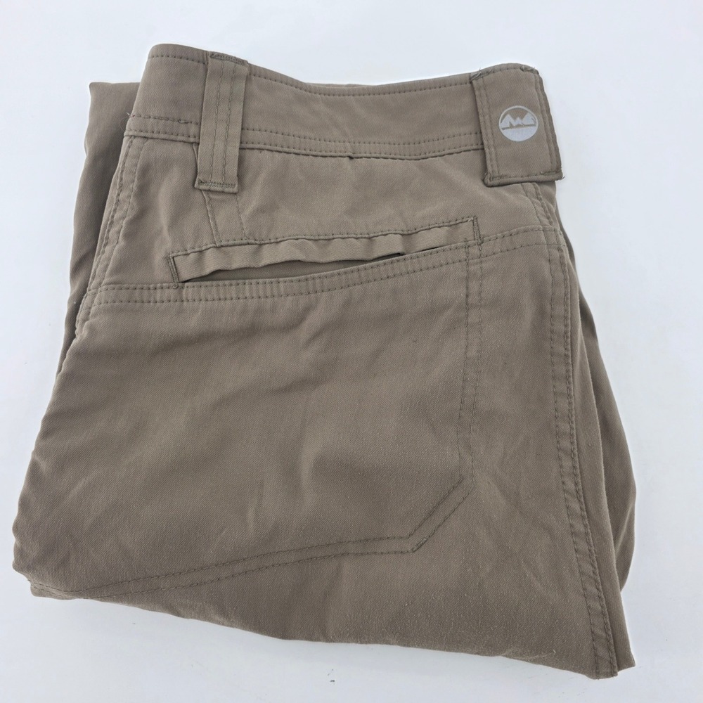 Wrangler Outdoor Performance Khaki Cargo Pants Mens 32x32 Rugged‎ Hiking   d
